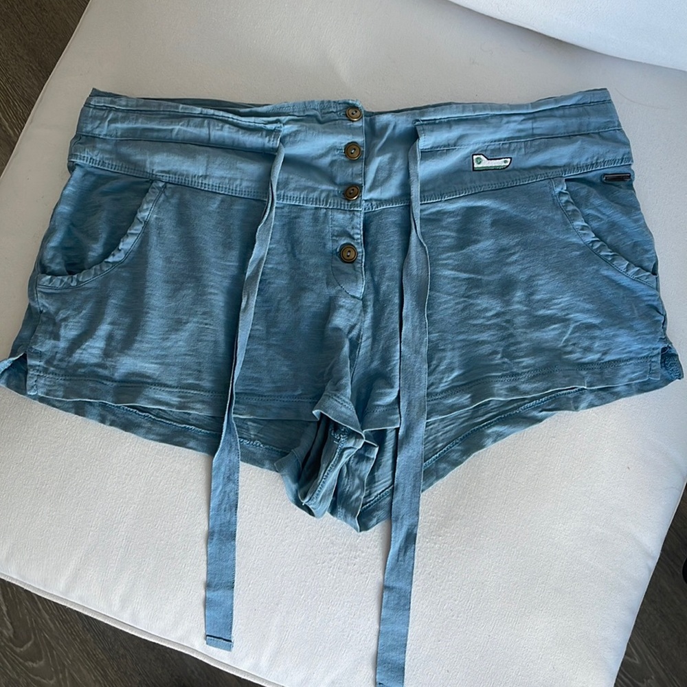 Blue Roxy soft lounge shorts